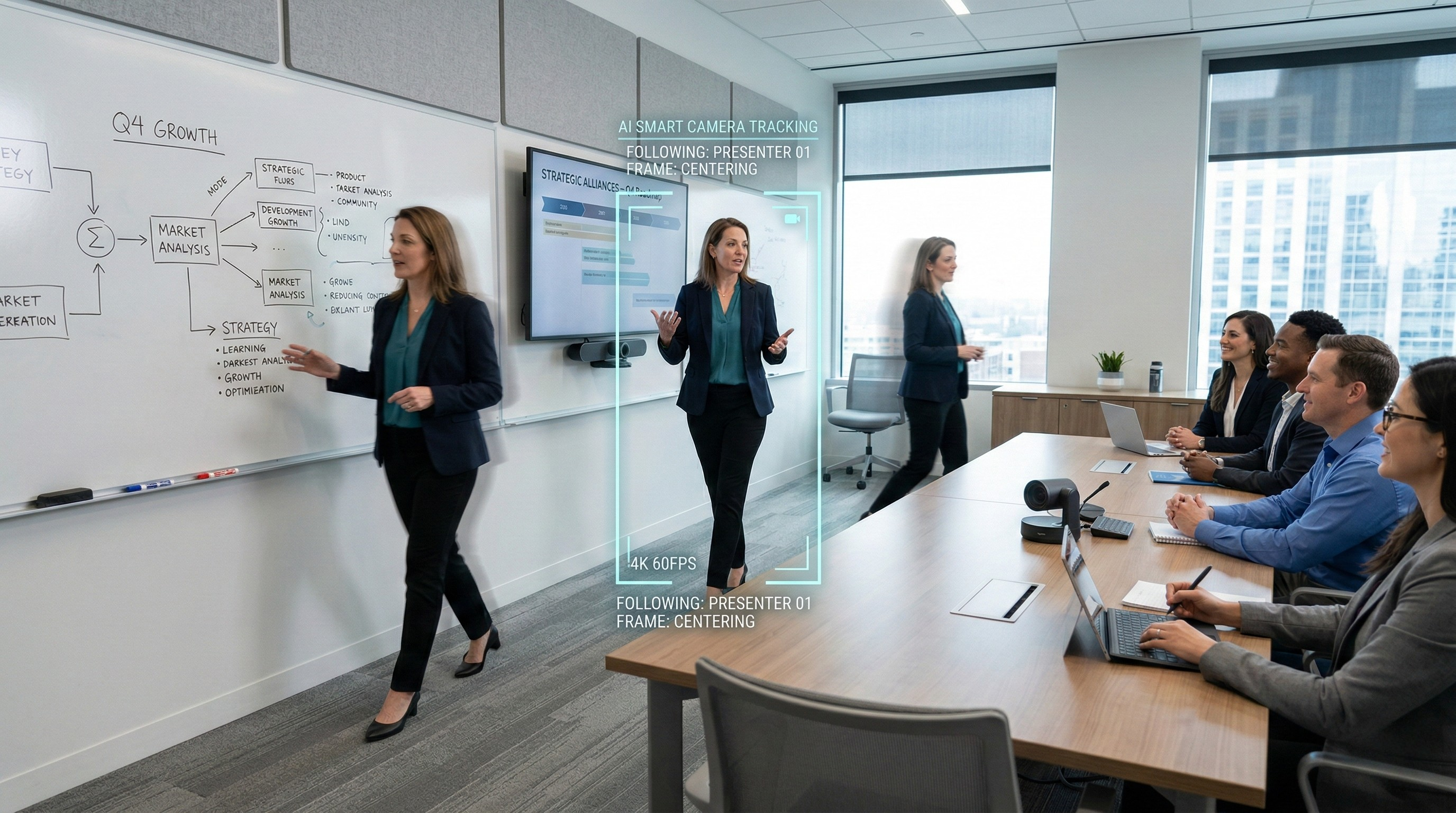 Gesture control and person tracking